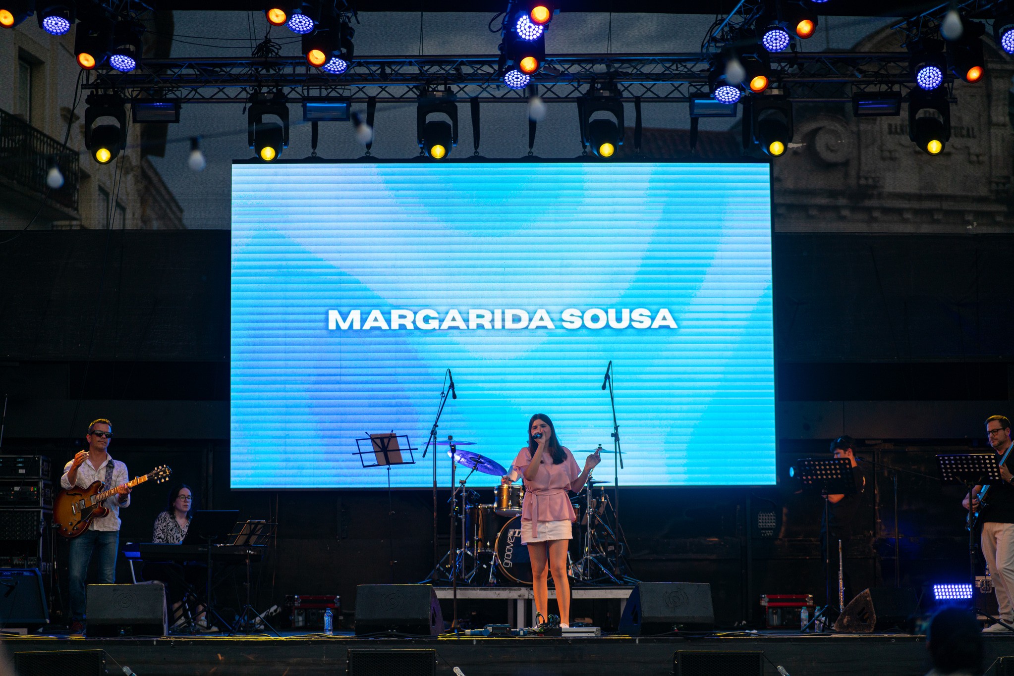 Margarida Sousa, Concerto com banda · Praça do Giraldo