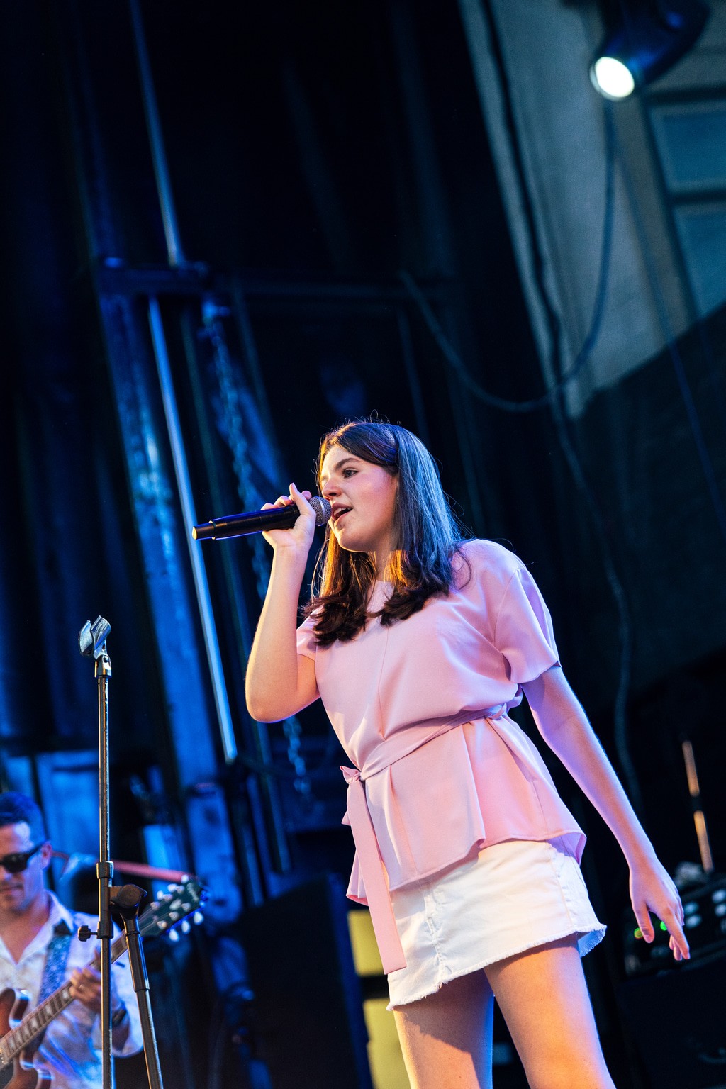 Margarida Sousa, Em palco, com guitarrista · Praça do Giraldo
